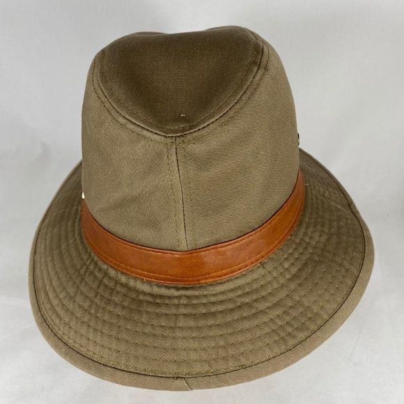 Scala Fedora Hat with Brown Leather Band NWOT - Picture 2 of 6